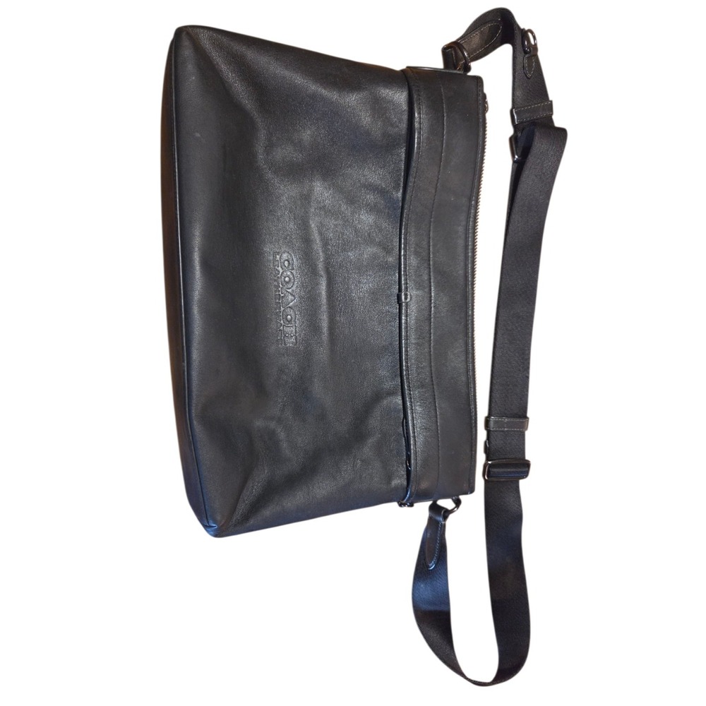Vintagr Coach League Leather Crossbody Bag 16x11 Great Condition